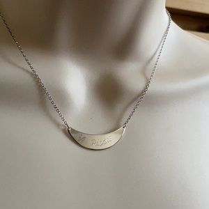 PISCES CREST NECKLACE STERLING SILVER